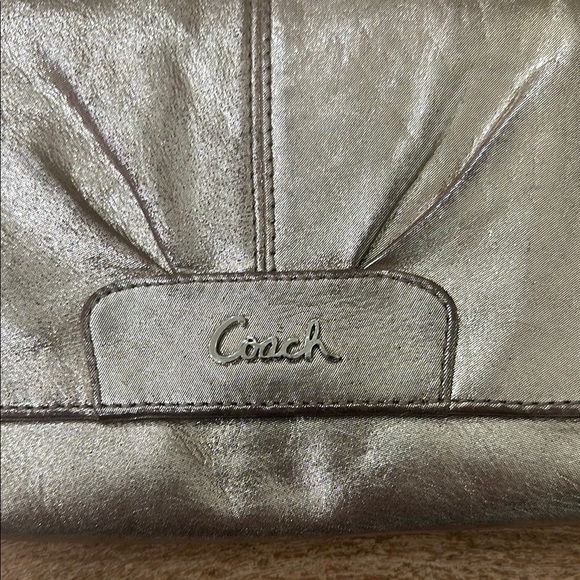 Coach Metallic Wristlet Clutch - Picture 9 of 12